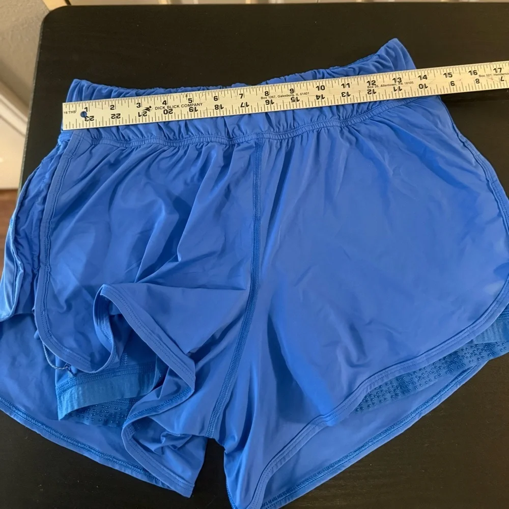 Lululemon Athletica Strides Ahead HR 4in Inseam Shorts 8 Blue Bluebell - Picture 8 of 10